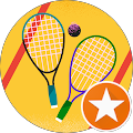 Hudson Valley Addiction Treatment Center logo featuring two crossed tennis rackets and a tennis ball, symbolizing active lifestyle and wellness in addiction recovery.